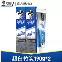 好来超白矿物盐牙膏190g*2