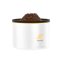 沃品WOPOW 创意火山熔岩香薰机 AM02 家用桌面加湿器仿真烟圈火焰香薰机
