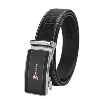 PLOVER香港啄木鸟男士自动扣皮带GD29AK42-DA-B1黑色