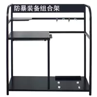 利兵 防暴装备器材架装备柜盾牌支架安保器材冷轧钢板110*112*40cm 1个
