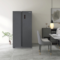 夏普对开门冰箱BCD-606WSBK-H