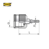 测压软管母螺纹接头