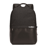 WRC 时尚拼接双肩包W-X080高中简约 黑灰色