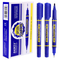 宝克(baoke) MP2906 小双头水性速干勾线笔 美术绘画勾线用笔 12支/盒 单盒价格