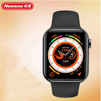 纽曼(Newmine)顶配大屏健康手表实时心率血氧睡眠NFC门禁GPS定位 MAX