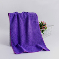 Hittery 保洁专用毛巾吸水抹布 加厚紫色 30*70CM 10条/包(单位:包)