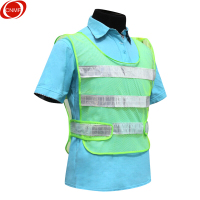 谋福 CNMF 施工透气反光背心驾校背心反光安全服反光马甲 环卫反光背心 驾校马甲(网马甲) 草绿色 8022-2
