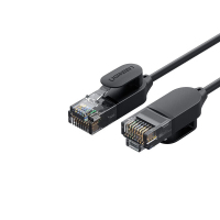 绿联70332超六类万兆网线 1米黑色