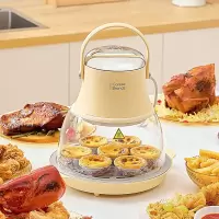 康宁(VISIONS) 康宁餐具Corelle Brands小灯泡暖烤一体全景可视化空气炸盘 CB-NKYTKQZG/K