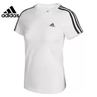 阿迪达斯(Adidas) 女子运动跑步短袖T恤