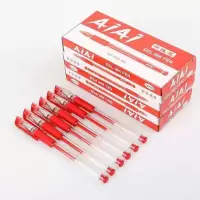机乐堂(JOYROOM) 柳锦AIAI 中性笔0.5MM子弹头 红色 12支/盒 请按12的倍数下 单