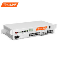 netLINK综合业务电话光端机4路E1+16路自动电话+ 单纤20KM HTB-4E1-16P4C4EV-2GS