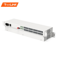 netLINK电话光端机32路 PCM电话语音光端机 电话转光纤延长器 FC接口 一对 HTB-32P
