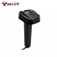 公牛(BULL)GN-U2050 桌面插座 桌边插排 2孔双USB 1.8米