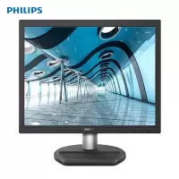 飞利浦17英寸显示器 TN面板 5:4方屏 商用办公电脑液晶显示屏 170S9 黑色 HFXZ