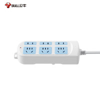 公牛(BULL) GN-102 新国标 插座 插线板 插排 6位全长1.8米