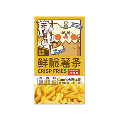 嘟嘟薯鲜脆薯条(经典原味)盒装15克×6