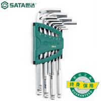 世达(SATA)09112 世达10件加长球头内六角扳手组套