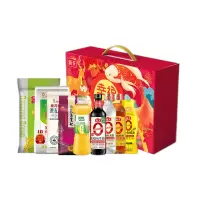 海天·金龙鱼幸福礼C 2825g+2200ml 粮油调味新春 耗油生抽米醋料酒金龙鱼面粉贡米香米玉米油挂面