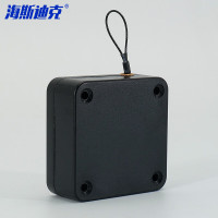 海斯迪克 自动闭门器 免打孔伸缩拉门器 木门推拉门关门器HKqy-27 (缓冲款)黑色800g拉力 1.2米