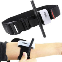 单手操作战术动脉急救卡扣式止血带 CAT旋压式止血绑带75mm*3.8cm