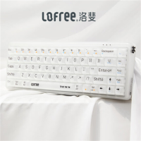 洛斐(LOFREE)1%双模机械键盘热插拔水母轴适用电脑ipad笔记本游戏办公居家 OE907