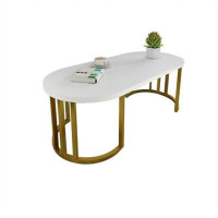 悟辉 网红轻奢小户型茶桌圆形小户型沙发简约北欧风客厅家用茶几