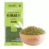 天地粮人 有机绿豆 无染色粗粮杂粮 330g*3包