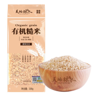 天地粮人 有机糙米 无染色粗粮杂粮 330g*3包