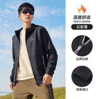 骆驼 男款针织连帽外套J33CABH042