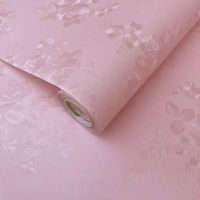 智美环球 墙纸自粘防水防潮背景墙贴 浅粉-宽60cm*长3米(5件)