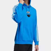 阿迪达斯加绒阿迪达斯(Adidas)NEO男女运动服针织连帽卫衣