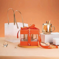 花语星辰单人杯 (橙色彩盒)