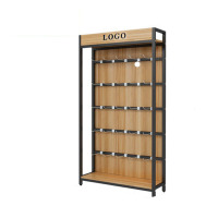 思進(SIJIN) 时通 挂钩(带柜)长100宽30高215cm 超市货架展示架样品多层产品收纳置物展示柜