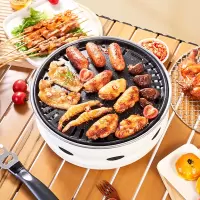 尚烤佳(Suncojia)烧烤炉 煮茶炉 韩式无烟木炭烤肉炉 围炉 商用烤炉 家用煎烤炉/套