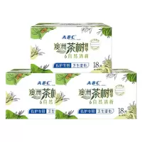 ABC私处卫生湿巾18片茶树精华 3盒