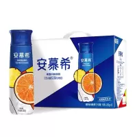 伊利 安慕希高端畅饮型希腊风味酸奶果肉型橙+凤梨味230g*10瓶