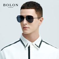 暴龙(BOLON)眼镜男女偏光太阳镜轻量飞行员墨镜 司机驾驶镜 BL8010 C10