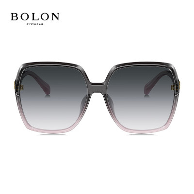 暴龙(BOLON)暴龙眼镜偏光太阳镜大框TR材质墨镜潮时尚女BL5075 C13-灰渐进/上灰下粉渐进偏光