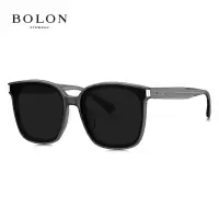 BOLON暴龙眼镜24新品板材太阳镜防晒偏光镜个性墨镜男女潮BL3177 C11 灰色全色片