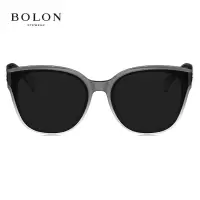 BOLON暴龙眼镜防晒太阳镜高级感猫眼墨镜女潮流韩版显瘦BL3160 C11-浅云灰