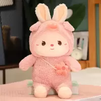 毛绒玩具兔公仔娃娃小兔兔 变身兔猪30cm