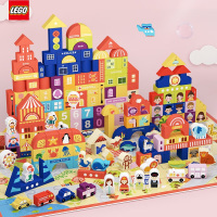乐高(LEGO)积木202粒大颗粒城市主题积木 儿童木质拼搭拼装玩具男女童教学积木