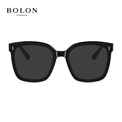 暴龙(BOLON)暴龙眼镜高级感偏光太阳镜时尚板材墨镜韩版男女款BL3118 A10-灰色/亮黑非偏光