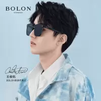 暴龙(BOLON)暴龙眼镜新品男士复古偏光墨镜韩版黑太阳镜BL3037 C10-镜片灰色/镜框黑色