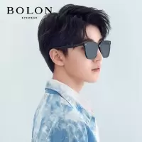 暴龙(BOLON)暴龙眼镜王俊凯同款太阳镜高清偏光时尚酷感方框墨镜男女款BL3027 A13