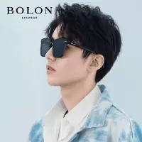 BOLON暴龙太阳镜明星王俊凯防晒休闲墨镜男女偏光方框驾驶眼镜 BL3027C10