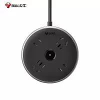 公牛(bull) 飞碟造型抗电涌 防浪涌插座 R6220 四位总控+全长1.5米 无USB款