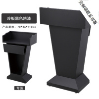 物业站岗登记台 常规黑色烤漆 铁板烤漆(拆装)定制请联系客服