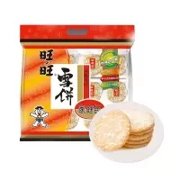 旺旺雪饼零食膨化食品饼干糕点家庭装 400g